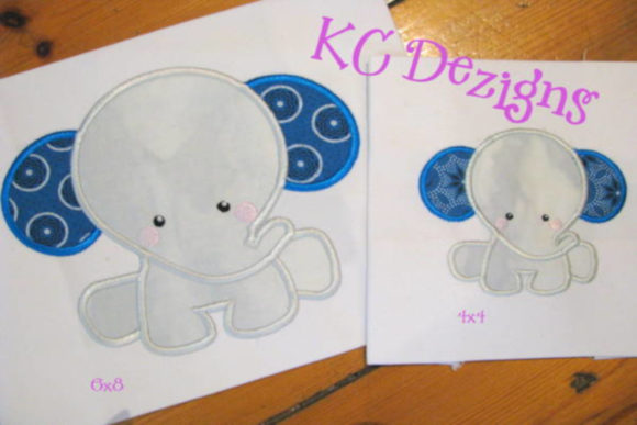 Baby Elephant Sitting Applique: A Designer's Review