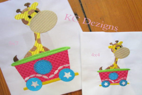 Giraffe Sitting in Train: A Seasonal Embroidery Review