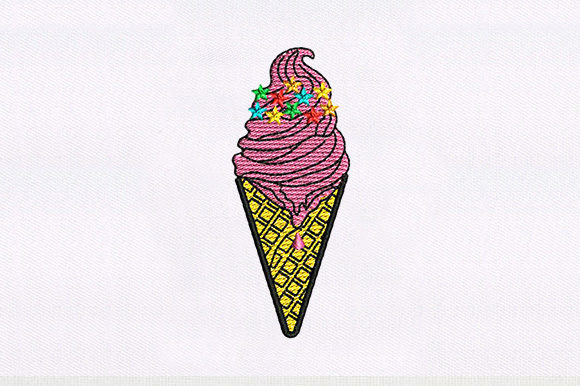 Ice Cream Cone: A Sweet Stitch for Etsy Sellers