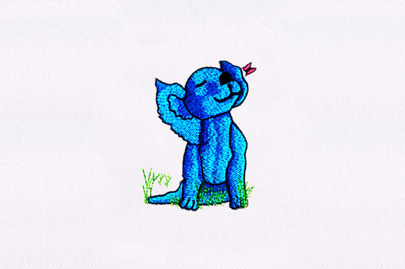 Relaxed Dog: A Versatile Embroidery Design for Etsy Shops