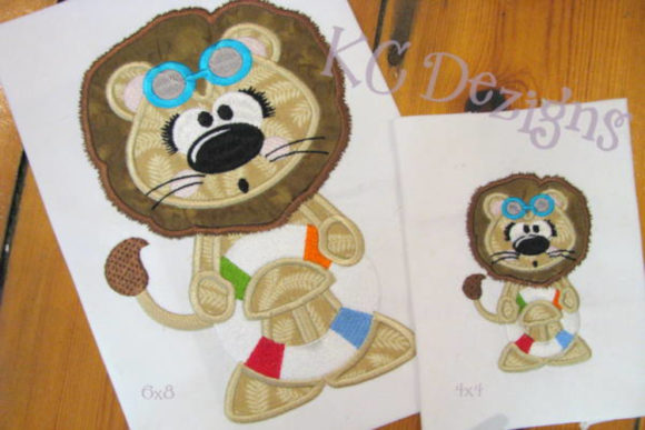 Review: Beach Lion 01 Applique Design for Holiday Crafts