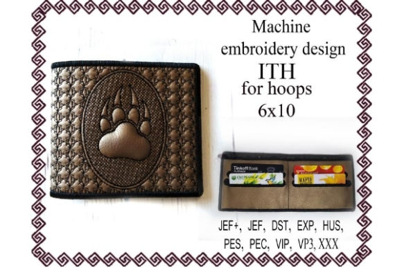 Review: Billfold ITH Purse Paw with Claws for Boutique Sweatshirts