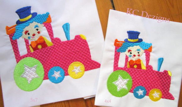 Review: Clown Sitting in Train for Etsy Shops