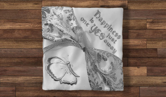Review: In-the-Hoop Wedding Ring Cushion ITH Design